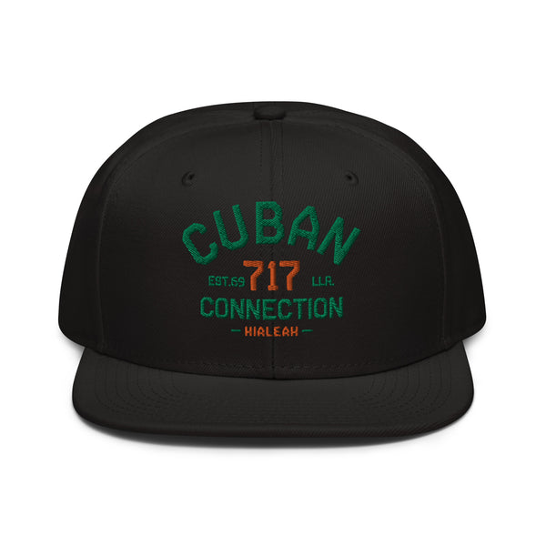 Clásico Green & Orange Embroidered Logo Snapback Hat
