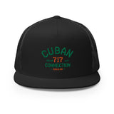 Clásico Green & Orange Embroidered Logo Trucker Cap