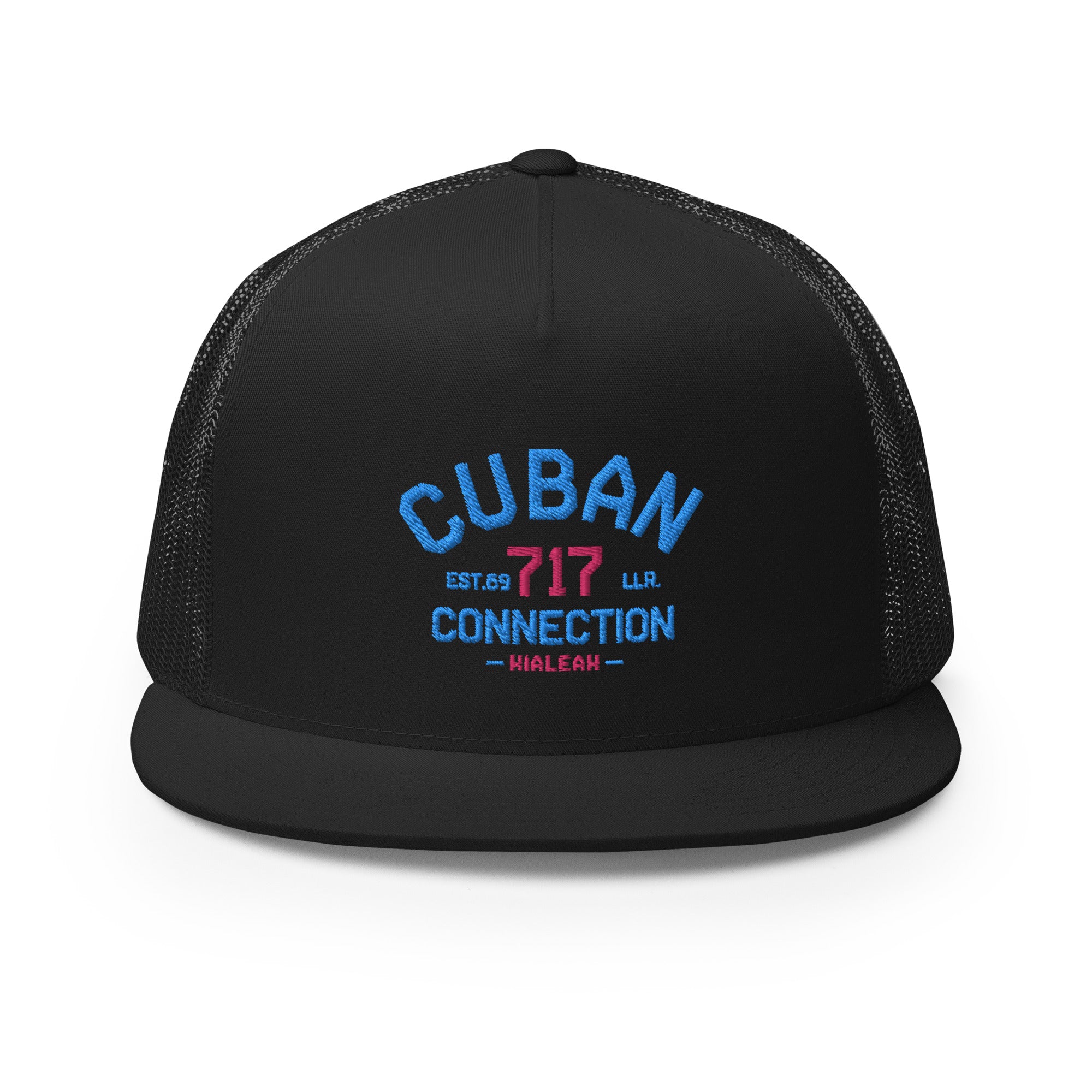 Clásico Vice Colors Embroidered Logo Trucker Cap