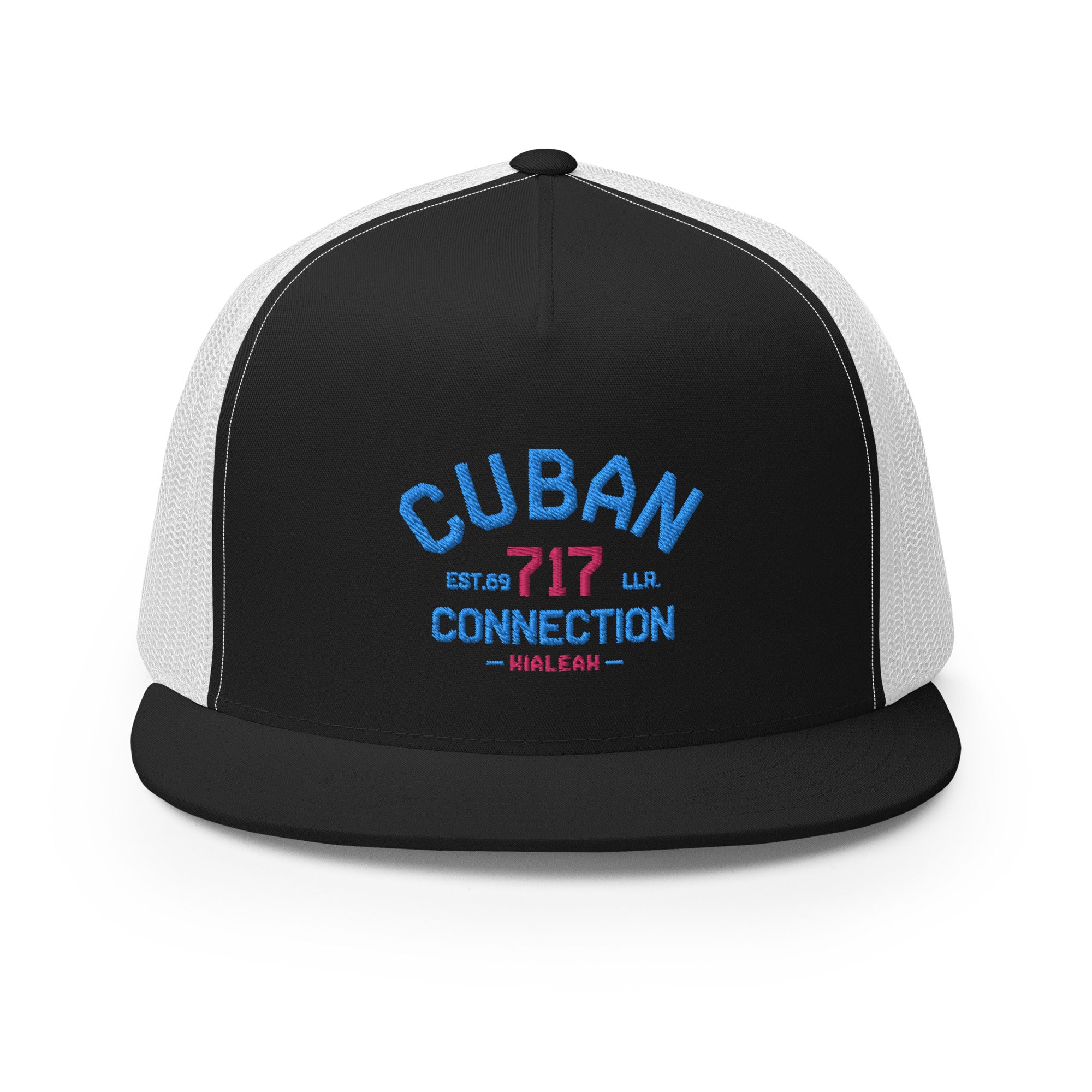 Clásico Vice Colors Embroidered Logo Trucker Cap