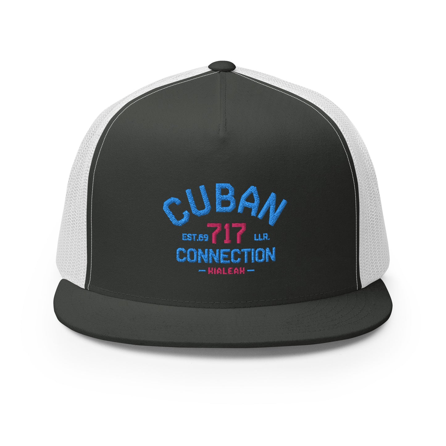 Clásico Vice Colors Embroidered Logo Trucker Cap