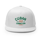 Clásico Green & Orange Embroidered Logo Trucker Cap