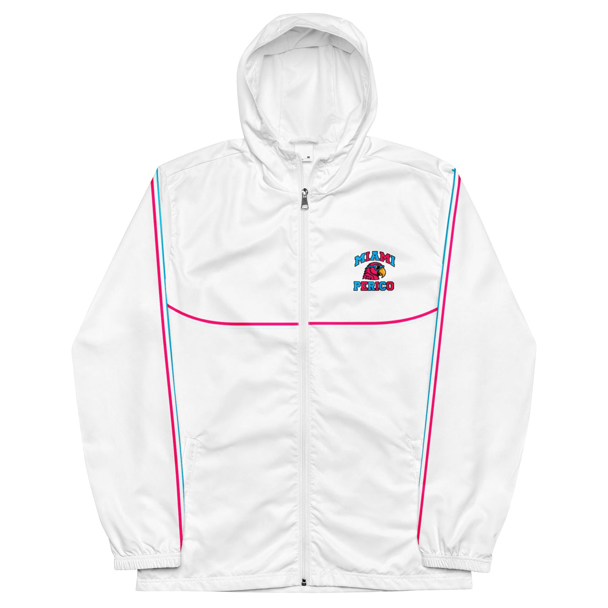 White Miami Perico complete tracksuit set — included jacket