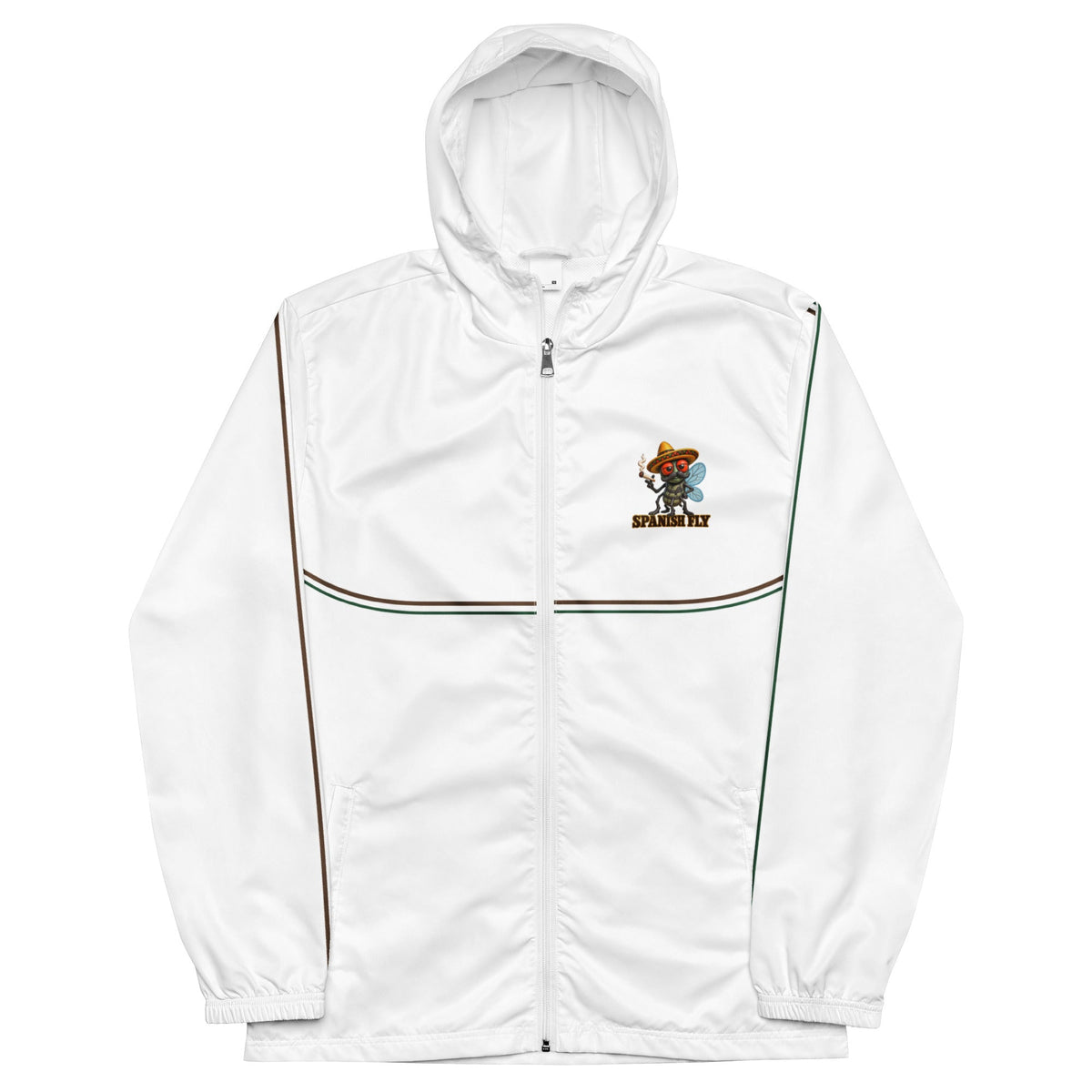 Spanish Fly white tracksuit set — matching jacket and pants