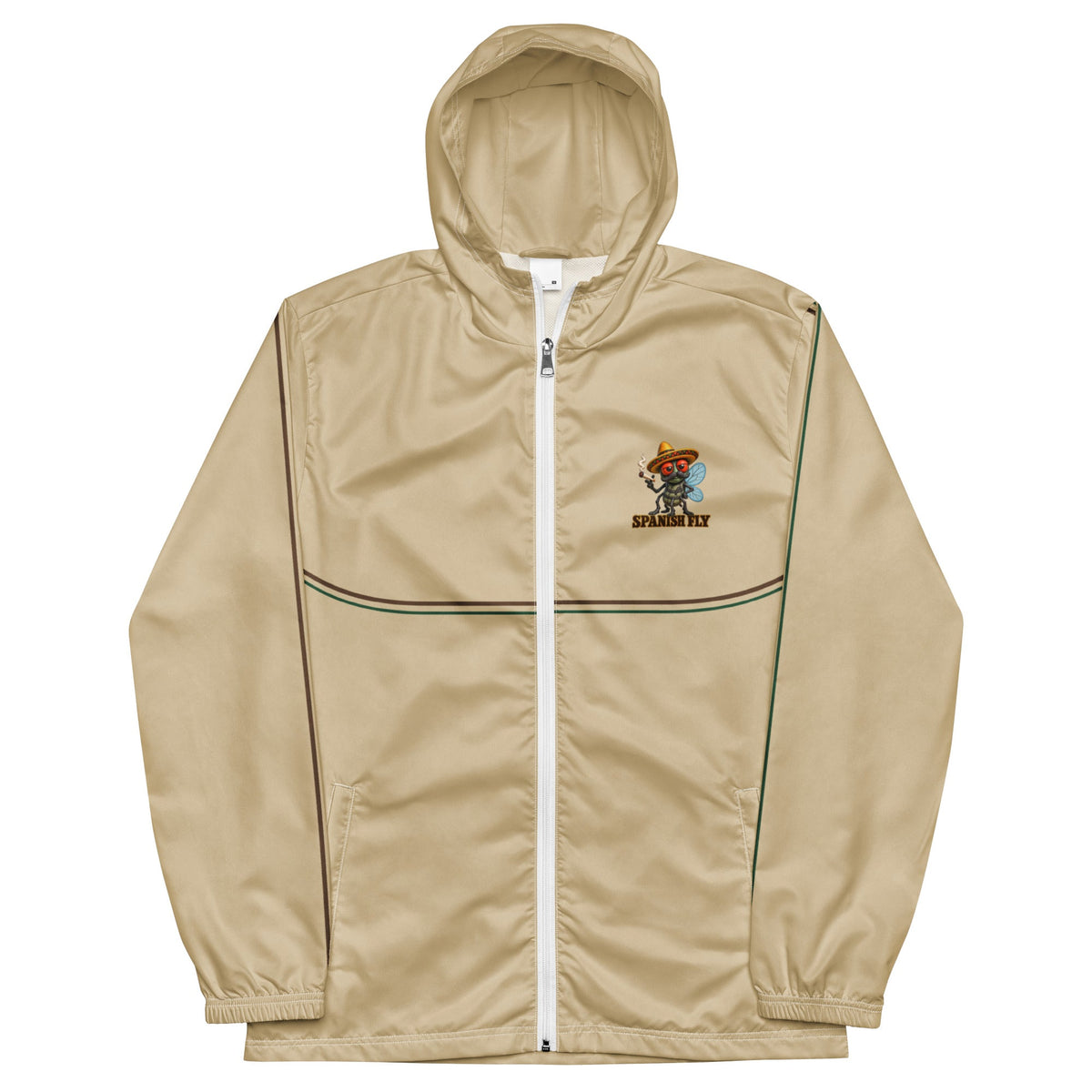 Spanish Fly beige tracksuit set — matching jacket and pants