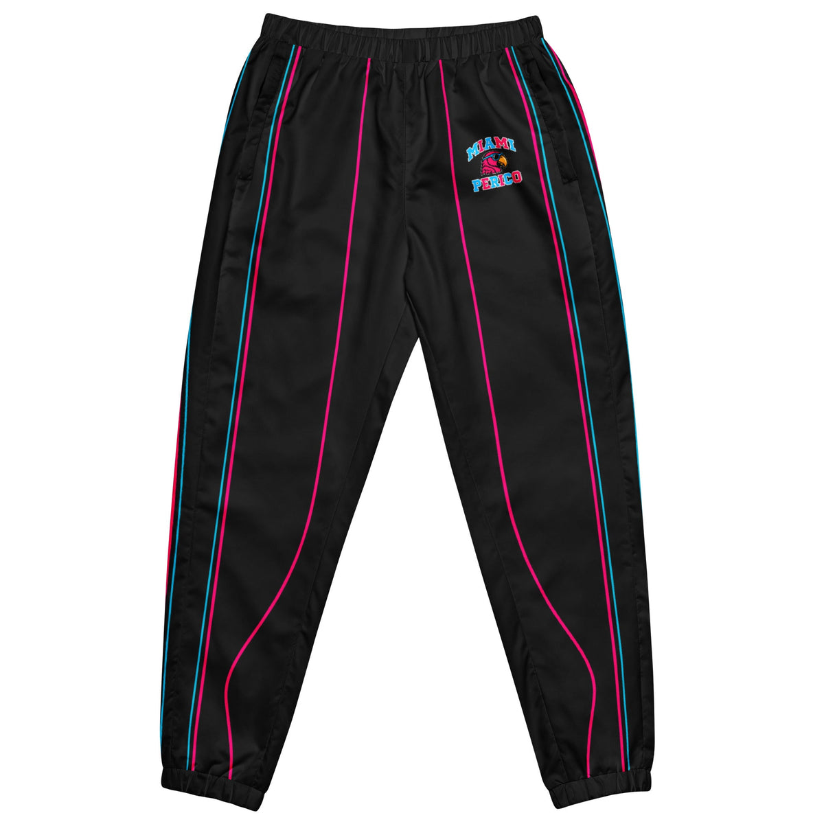 Black Miami Perico complete tracksuit set — included pants