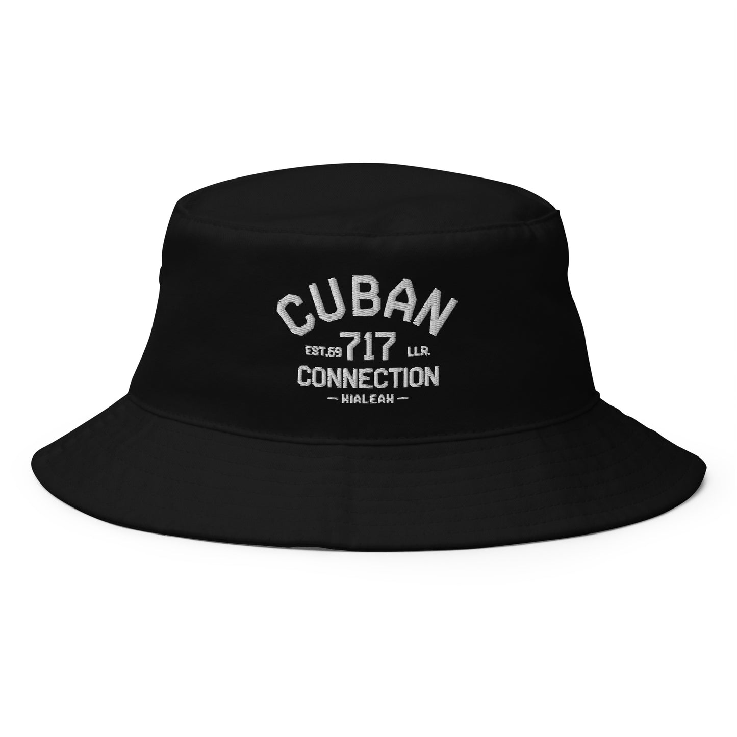 Clásico White Logo Embroidered Bucket Hat