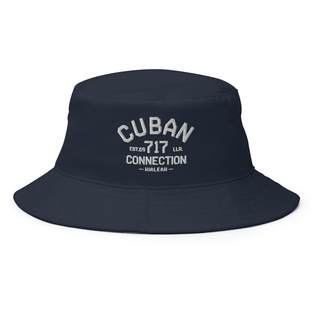 Clásico White Logo Embroidered Bucket Hat