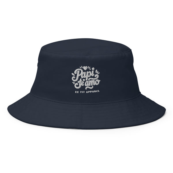 Papi Te Amo Embroidered Bucket Hat