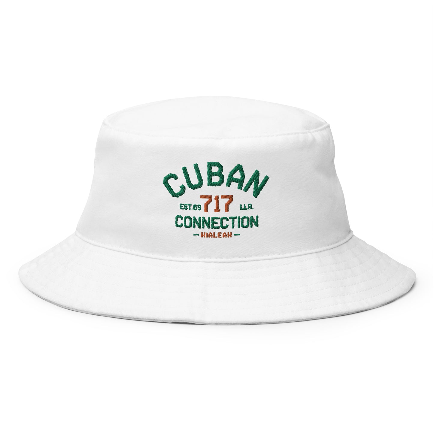 Clásico Green & Orange Logo Embroidered Bucket Hat
