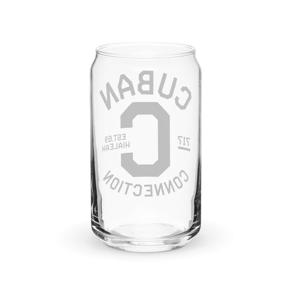 Black Logo Glass Cup