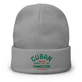 Clásico Green & Orange Logo Embroidered Beanie