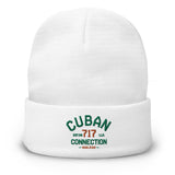 Clásico Green & Orange Logo Embroidered Beanie