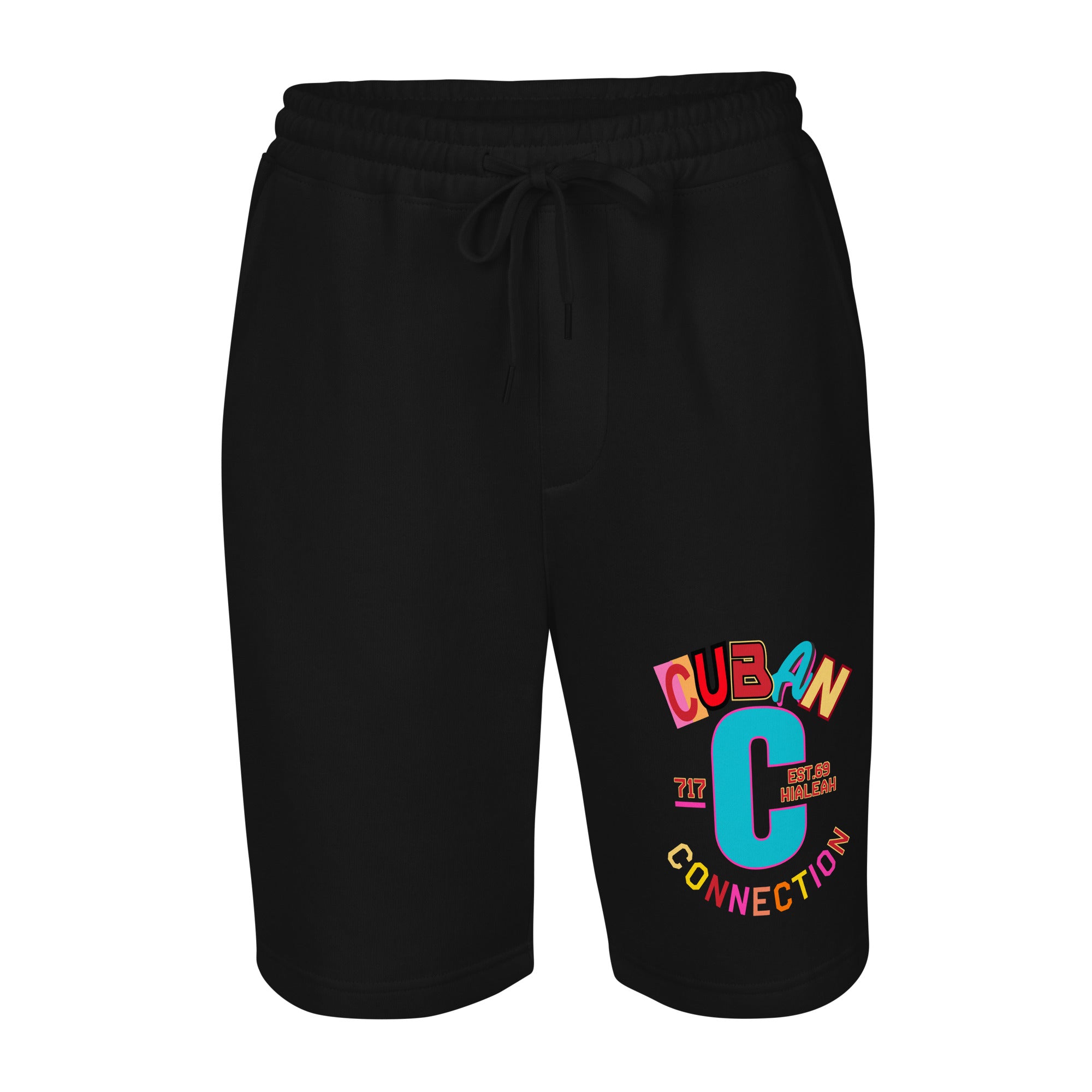 Neon Miami Fleece Shorts