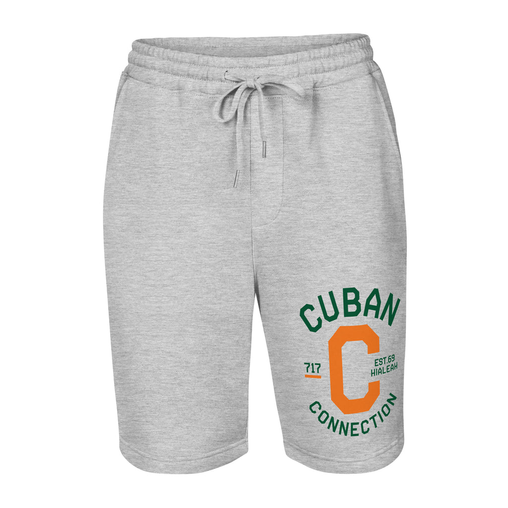 Clásico Green & Orange Logo Fleece Shorts
