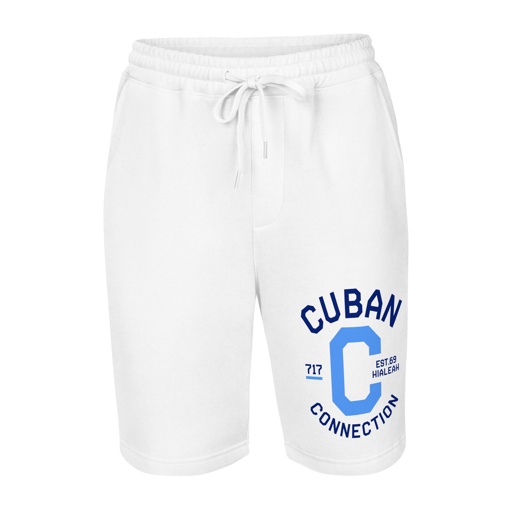 Clásico Navy & Sky Blue Logo Fleece Shorts