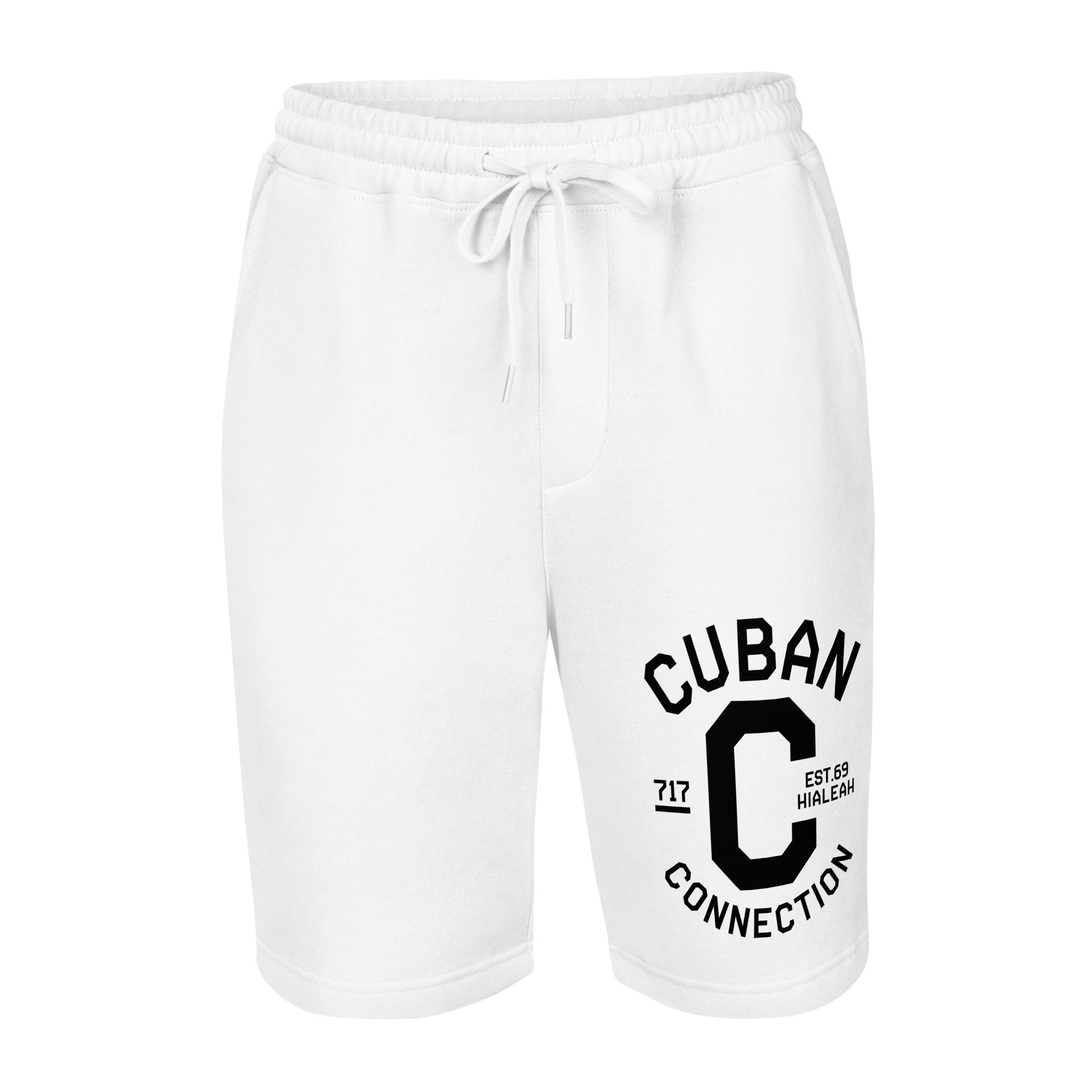 Clásico Black Logo Fleece Shorts