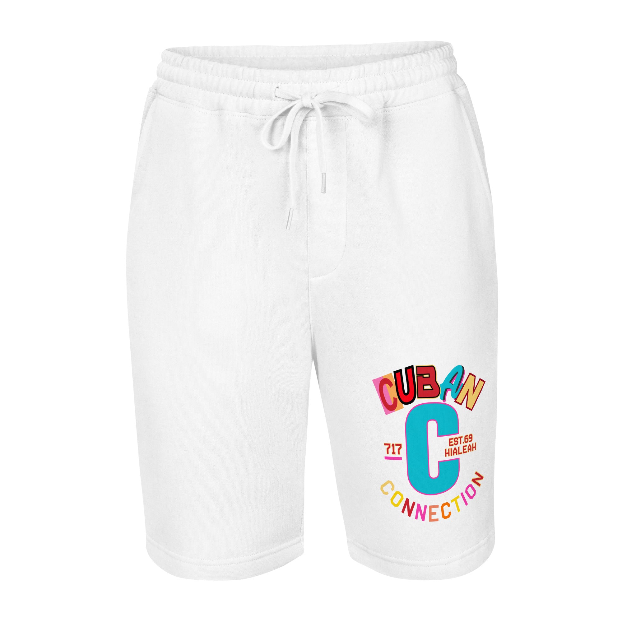 Neon Miami Fleece Shorts