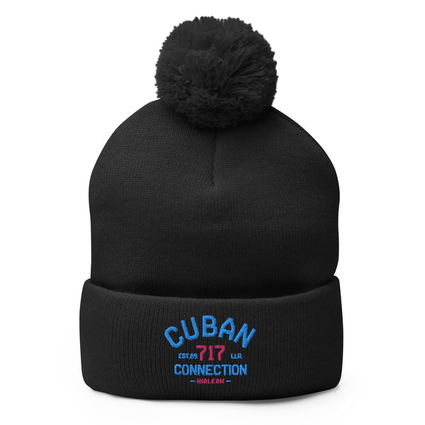 Clásico Vice Colors Logo Embroidered Bobble Beanie