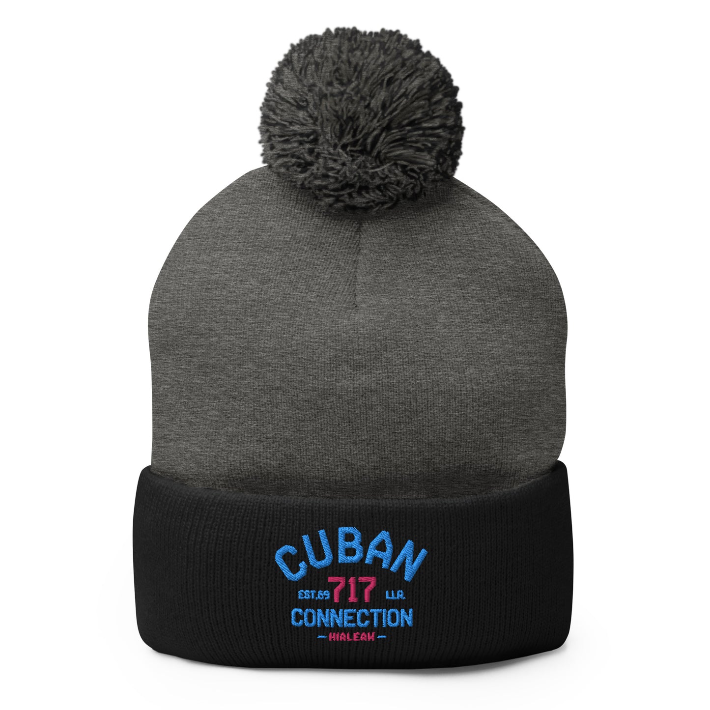 Clásico Vice Colors Logo Embroidered Bobble Beanie
