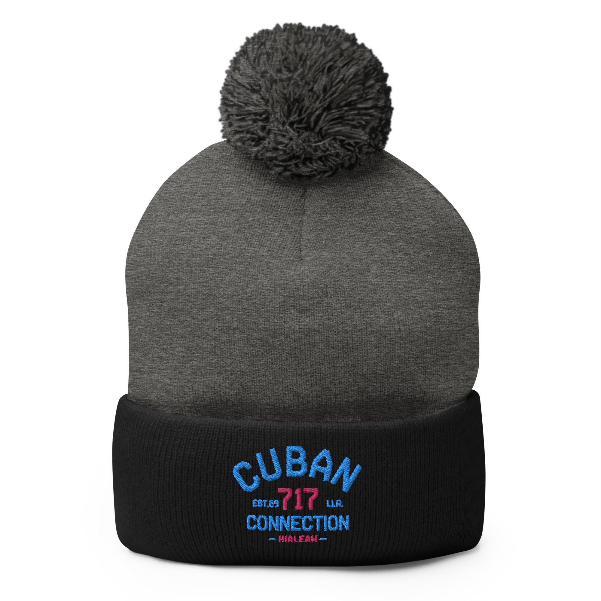 Clásico Vice Colors Logo Embroidered Bobble Beanie