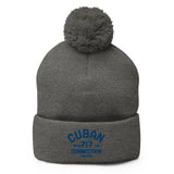 Clásico Blue Logo Embroidered Bobble Beanie