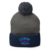 Clásico Vice Colors Logo Embroidered Bobble Beanie