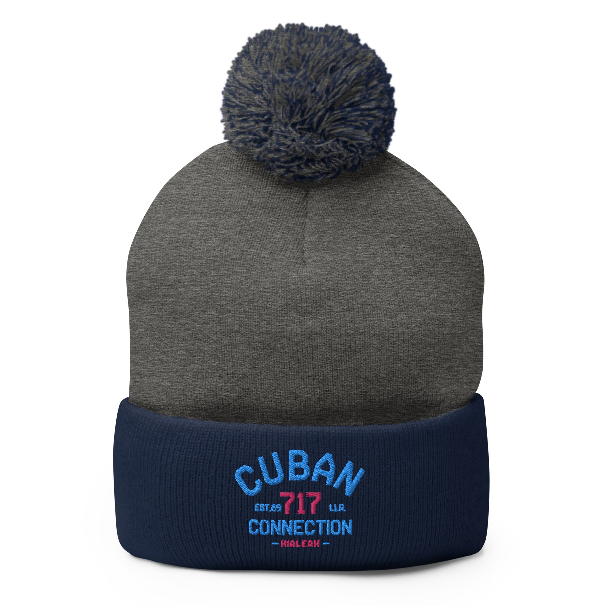Clásico Vice Colors Logo Embroidered Bobble Beanie