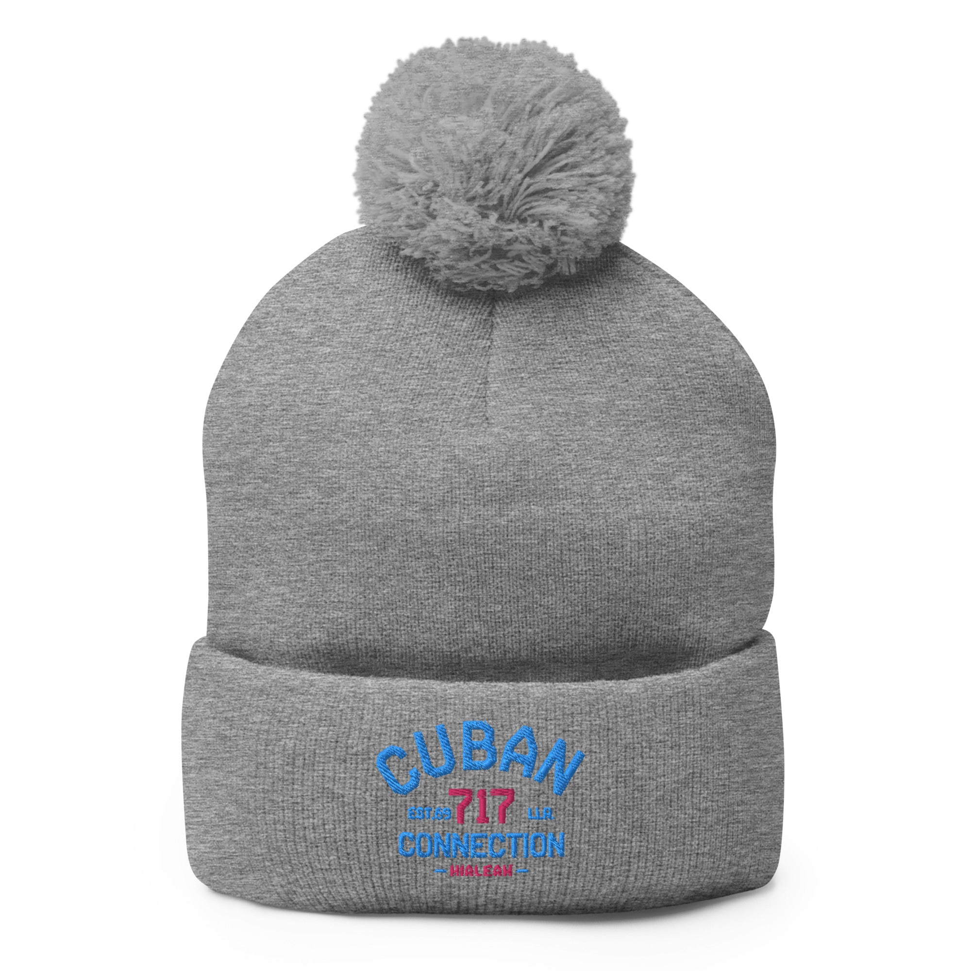 Clásico Vice Colors Logo Embroidered Bobble Beanie