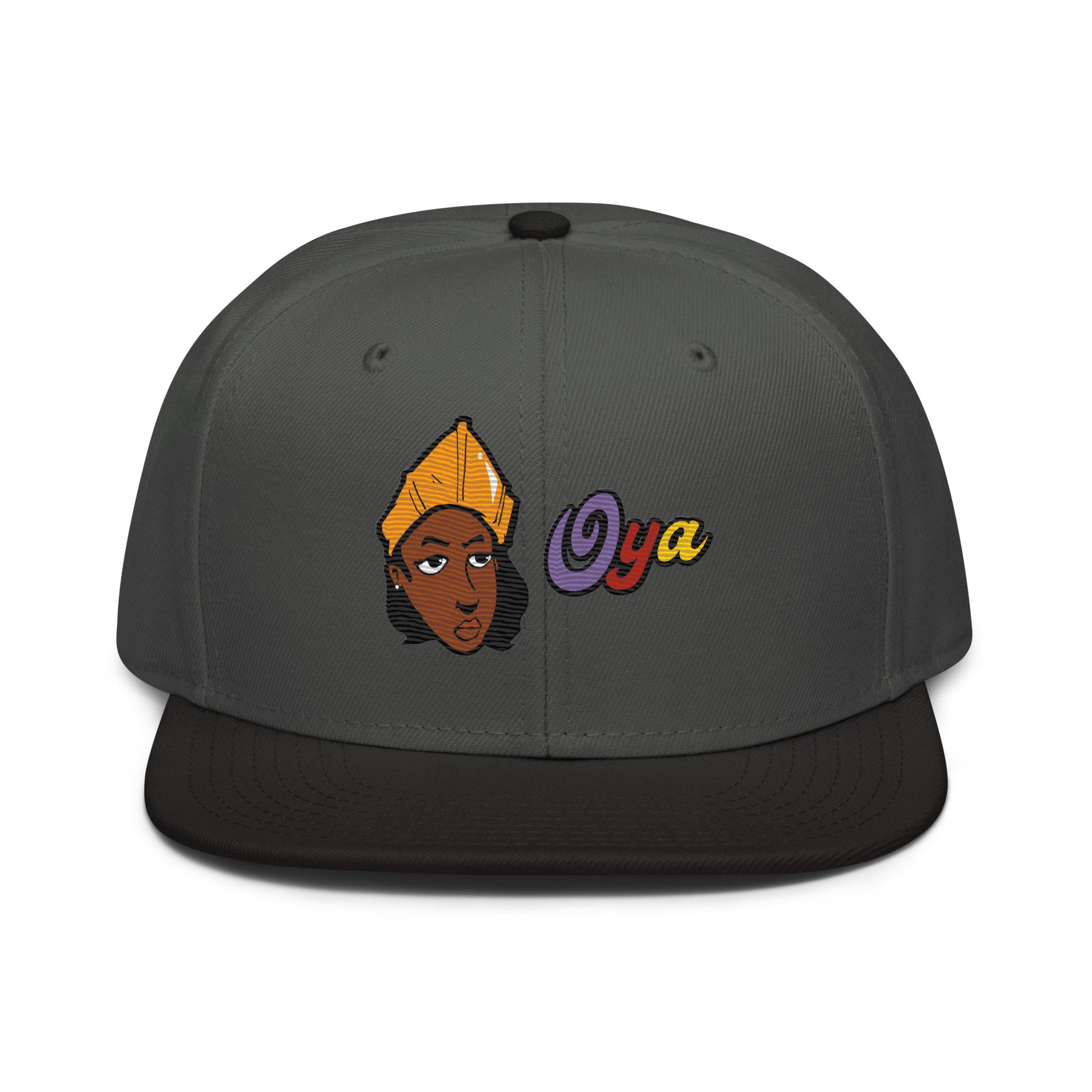 Orisha Ọya Embroidered Snapback Hat