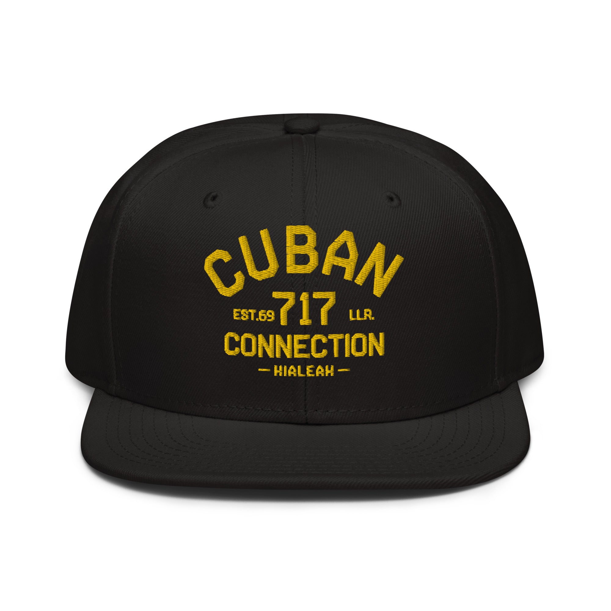 Clásico Yellow Embroidered Logo Snapback Hat