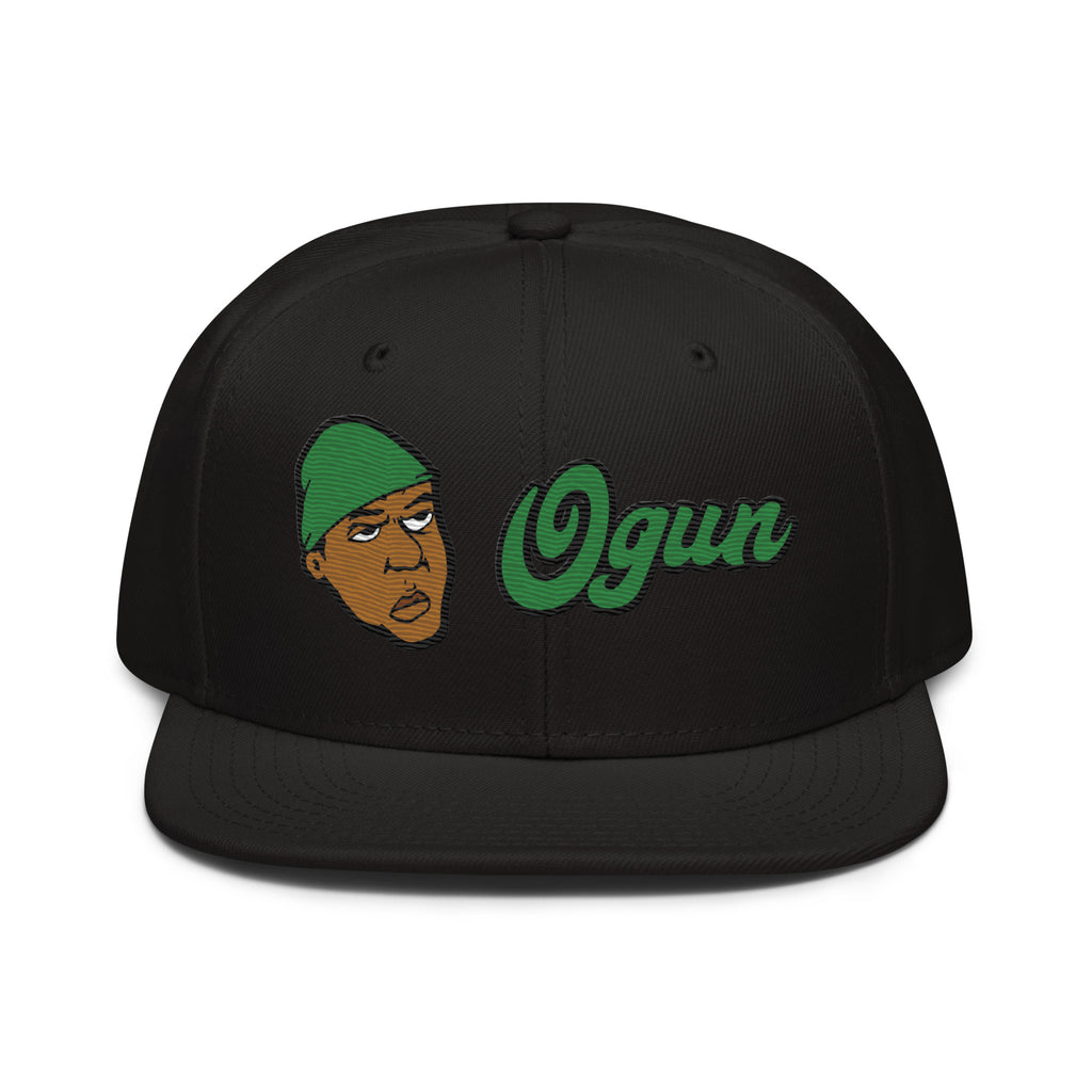 Orisha Ogun Embroidered Snapback Hat