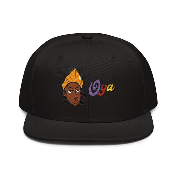 Orisha Ọya Embroidered Snapback Hat
