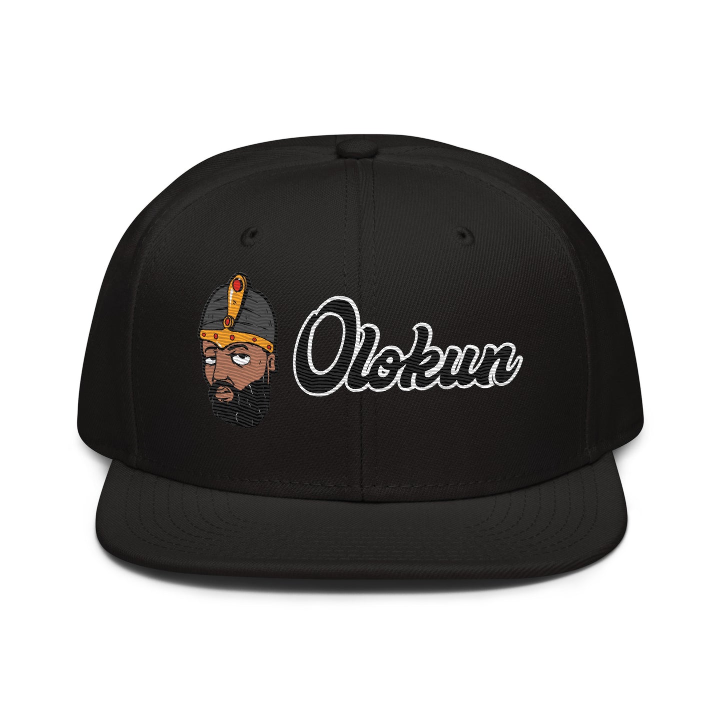 Orisha Olokun Embroidered Snapback Hat
