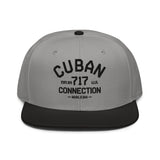 Clásico Black Embroidered Logo Snapback Hat