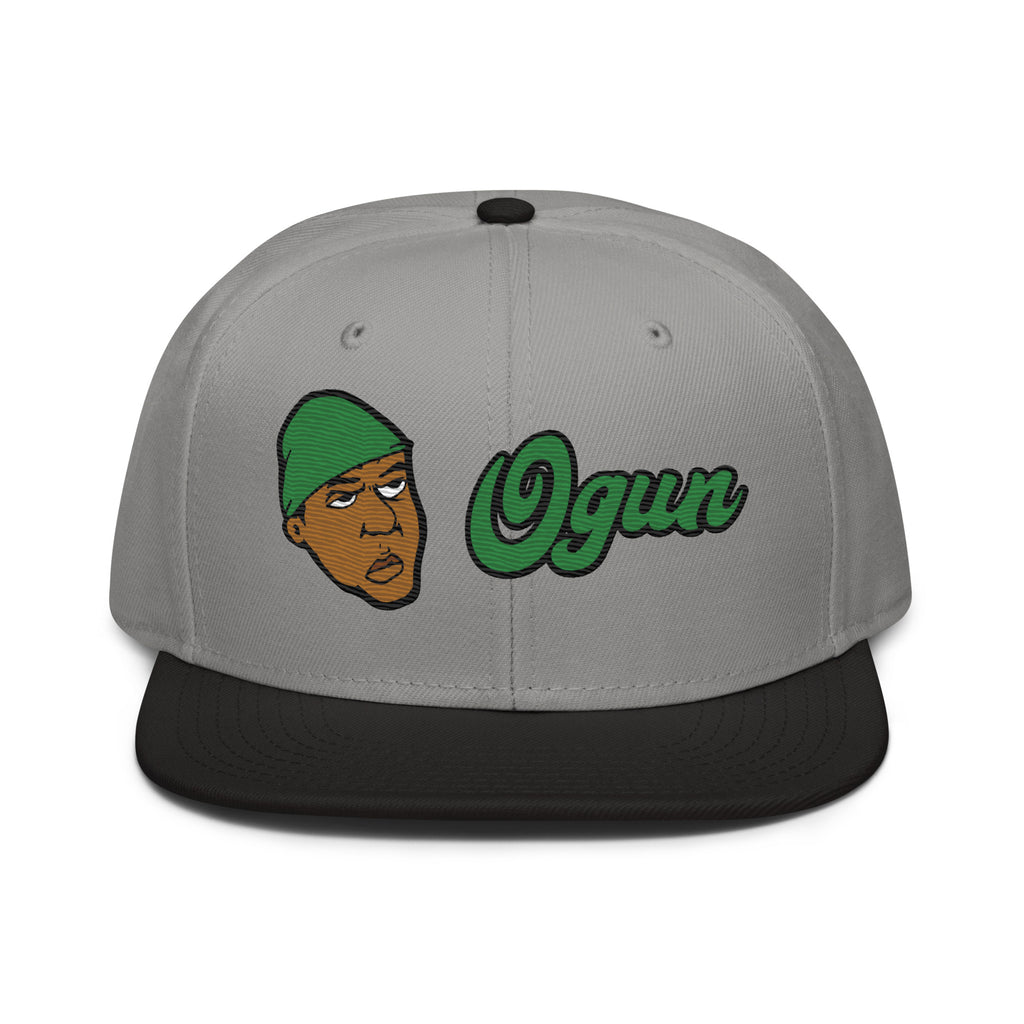 Orisha Ogun Embroidered Snapback Hat