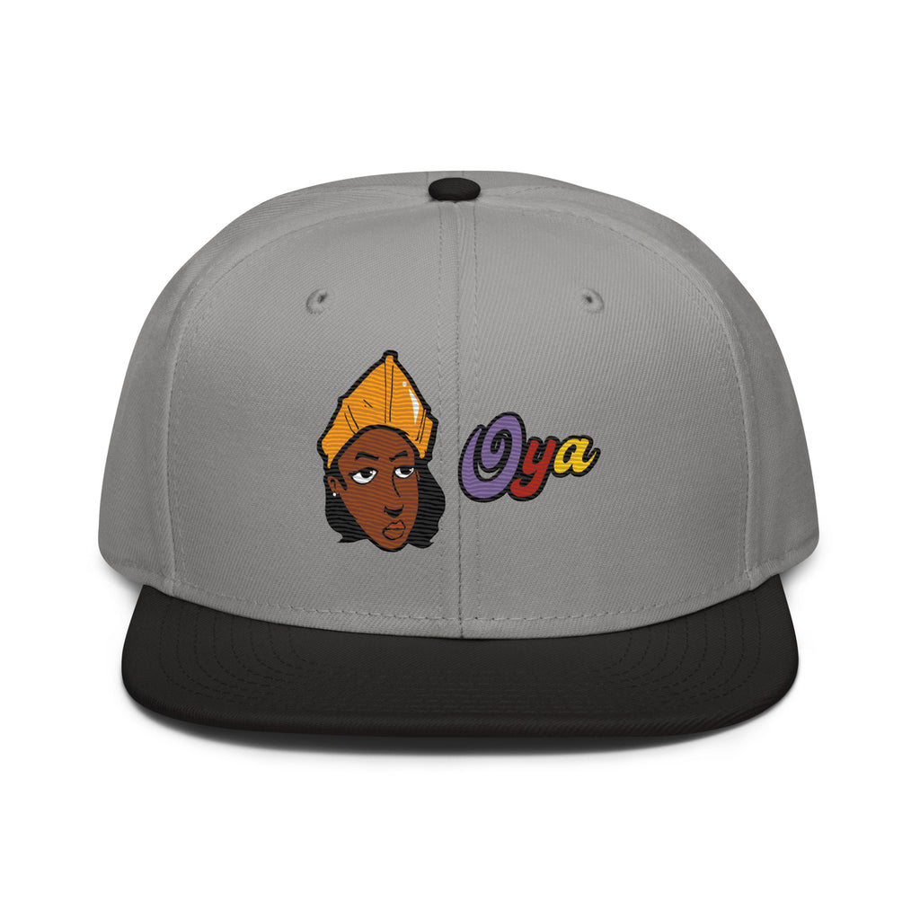 Orisha Ọya Embroidered Snapback Hat