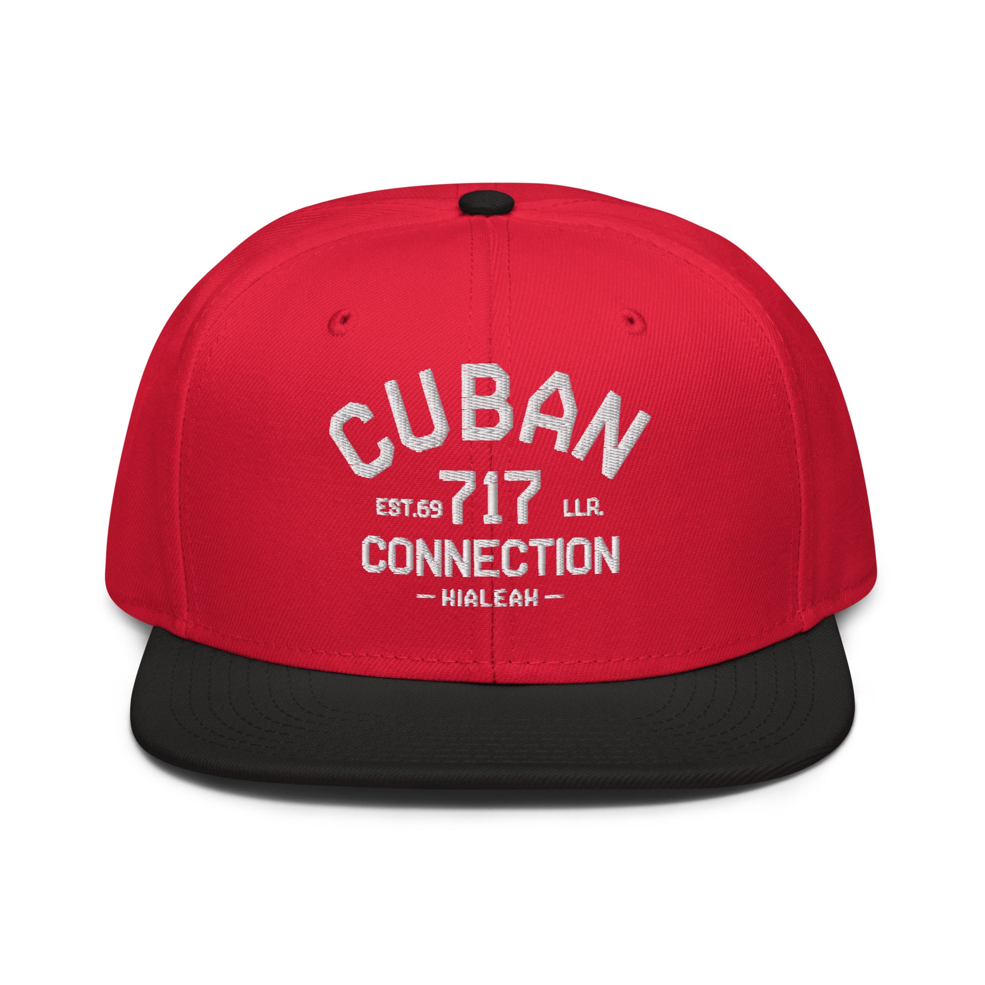 Clásico White Embroidered Logo Snapback Hat