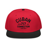 Clásico Black Embroidered Logo Snapback Hat