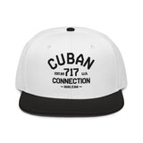 Clásico Black Embroidered Logo Snapback Hat