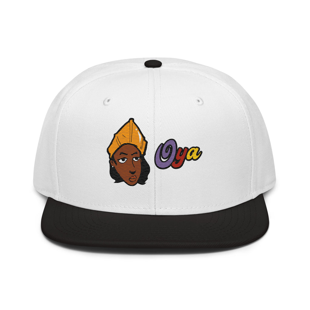 Orisha Ọya Embroidered Snapback Hat