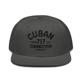 Clásico Black Embroidered Logo Snapback Hat