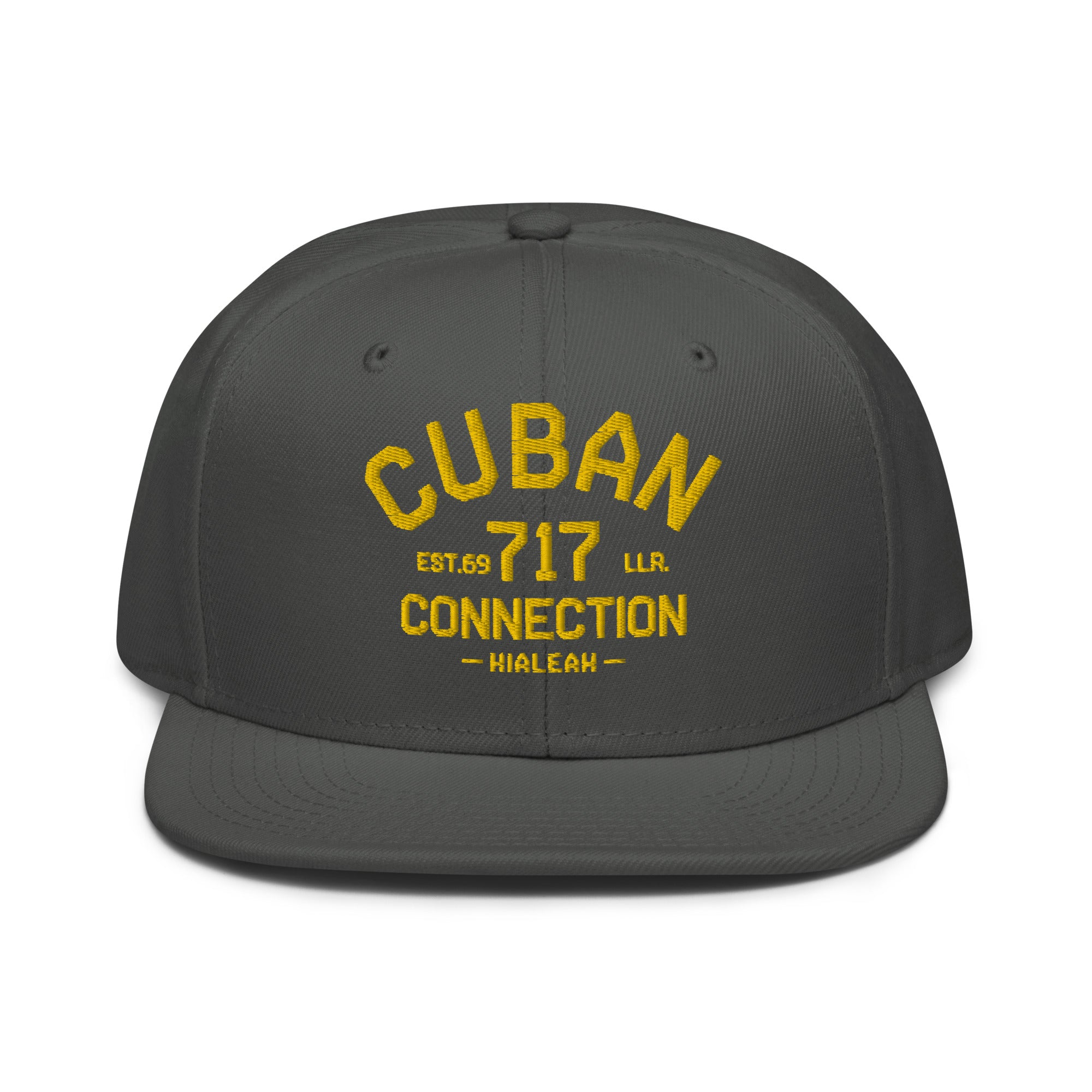 Clásico Yellow Embroidered Logo Snapback Hat