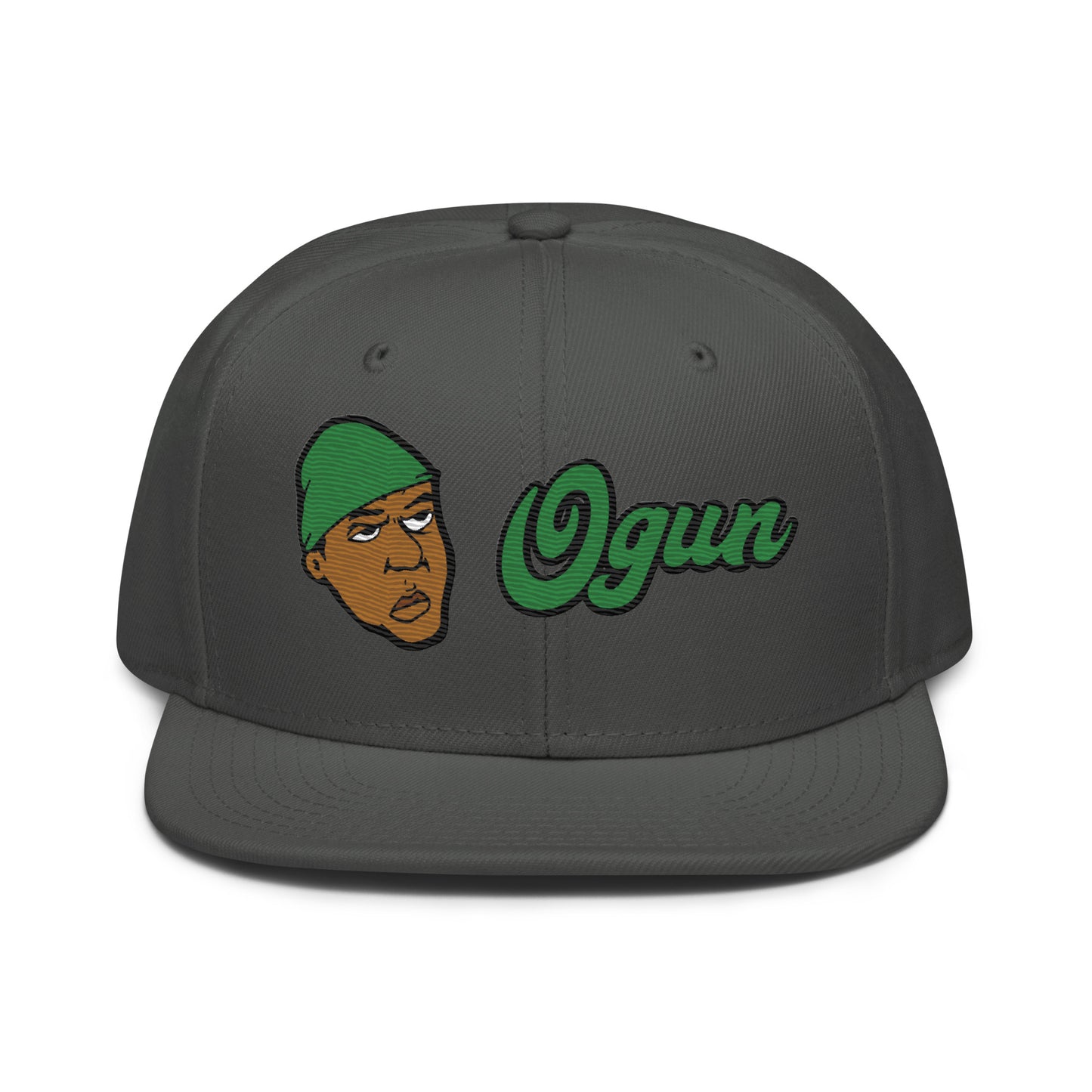 Orisha Ogun Embroidered Snapback Hat