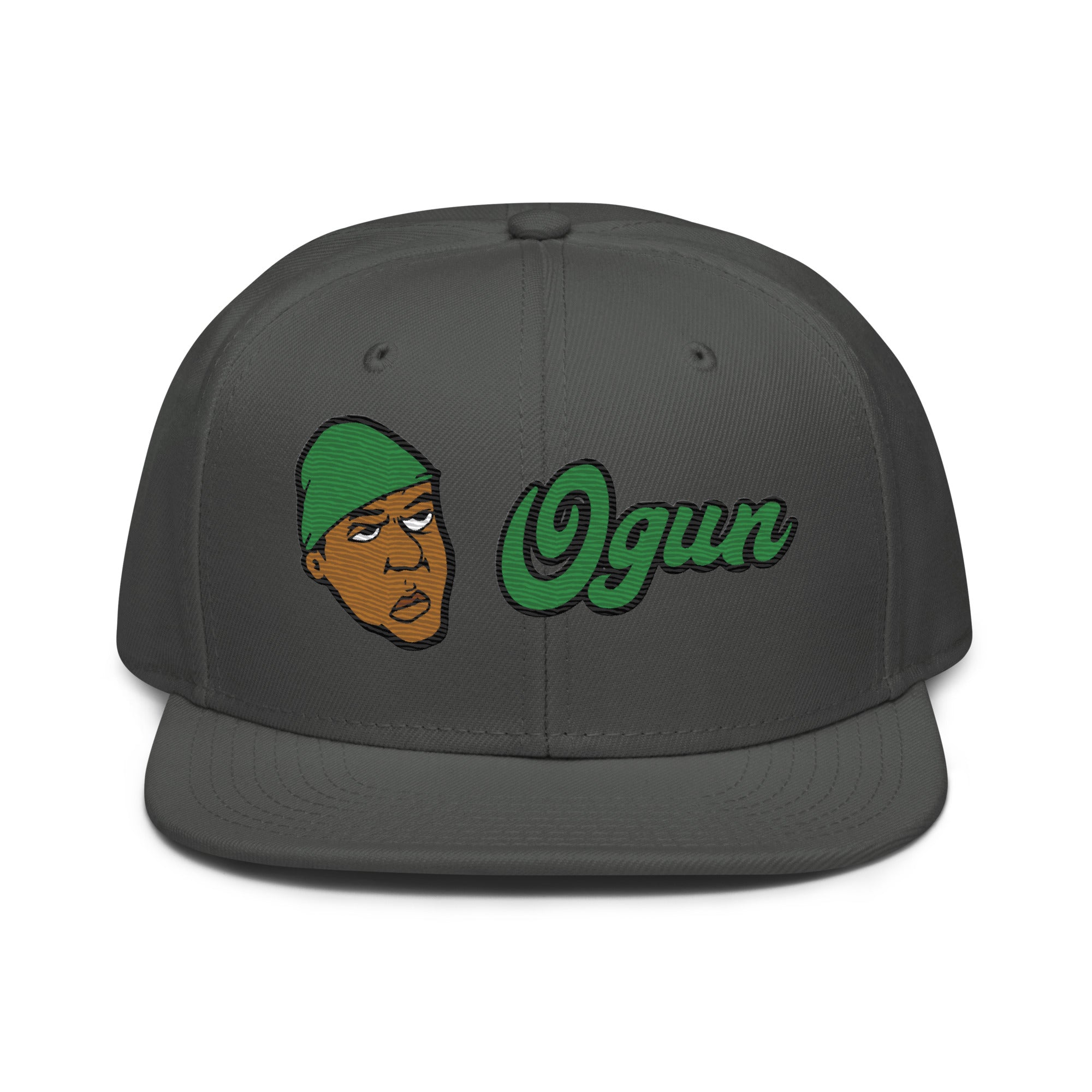 Orisha Ogun Embroidered Snapback Hat