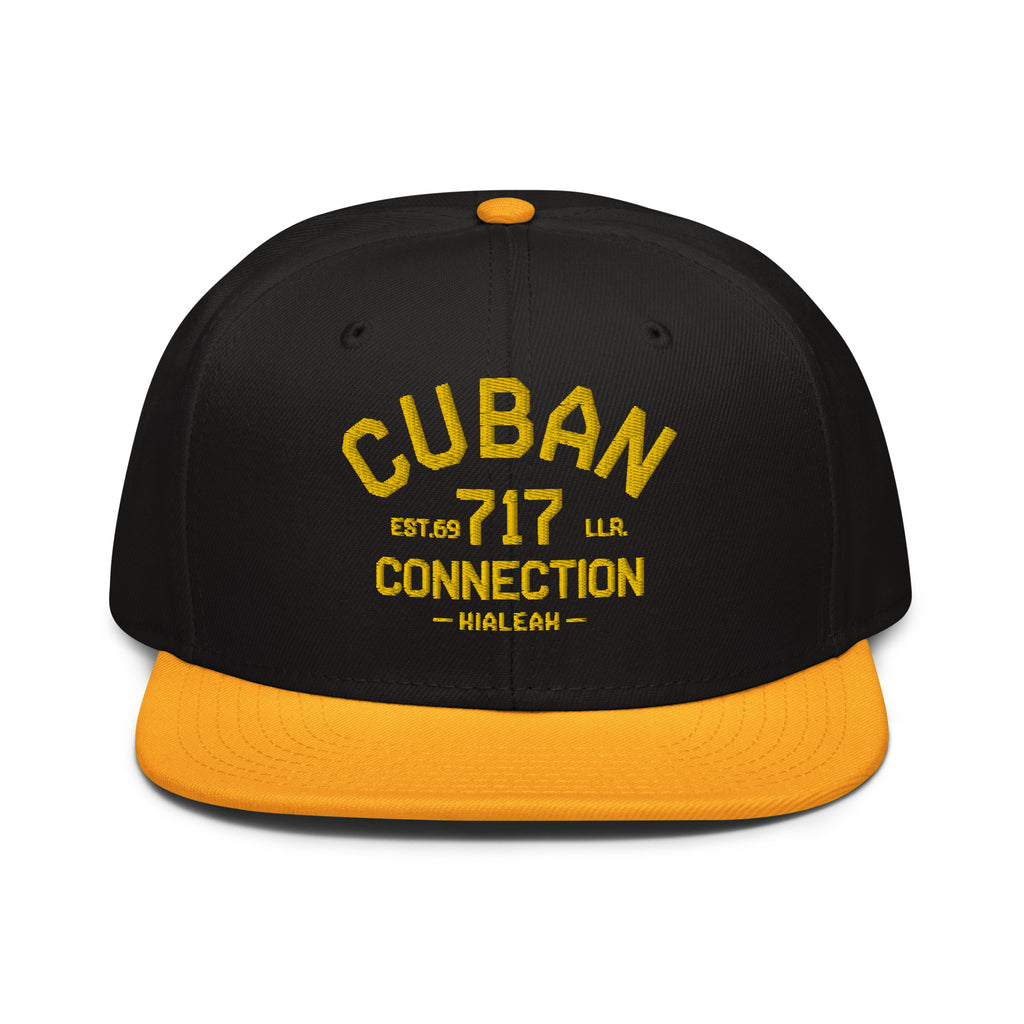 Clásico Yellow Embroidered Logo Snapback Hat – CC717 APPAREL
