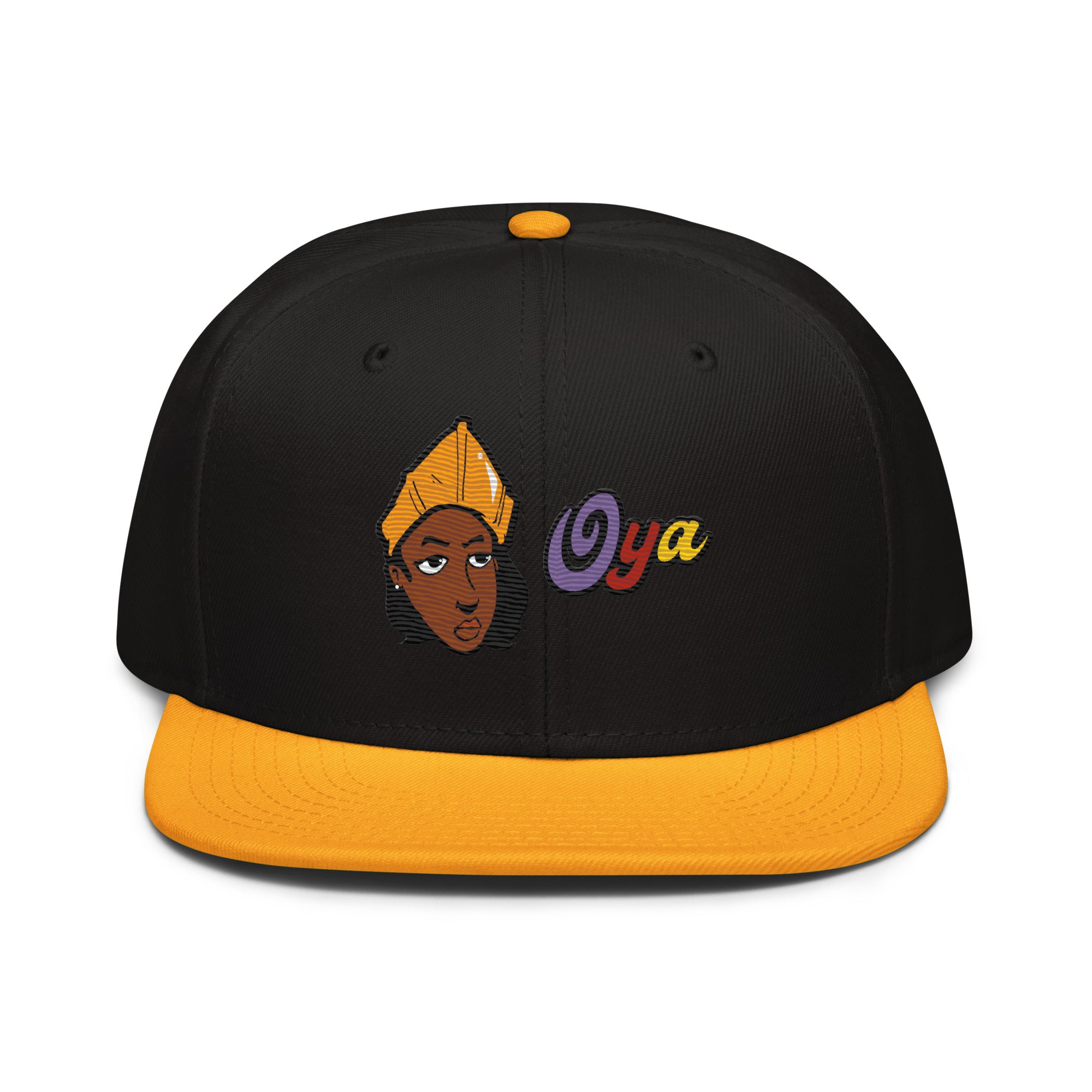 Orisha Ọya Embroidered Snapback Hat