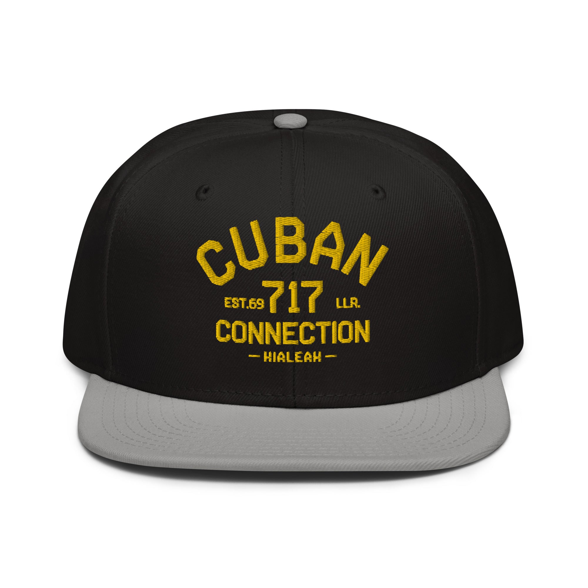 Clásico Yellow Embroidered Logo Snapback Hat