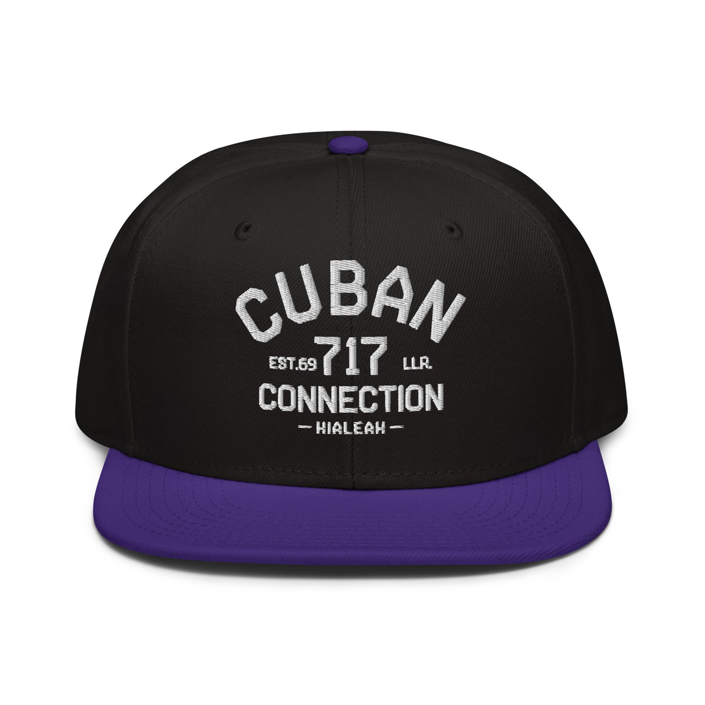 Clásico White Embroidered Logo Snapback Hat