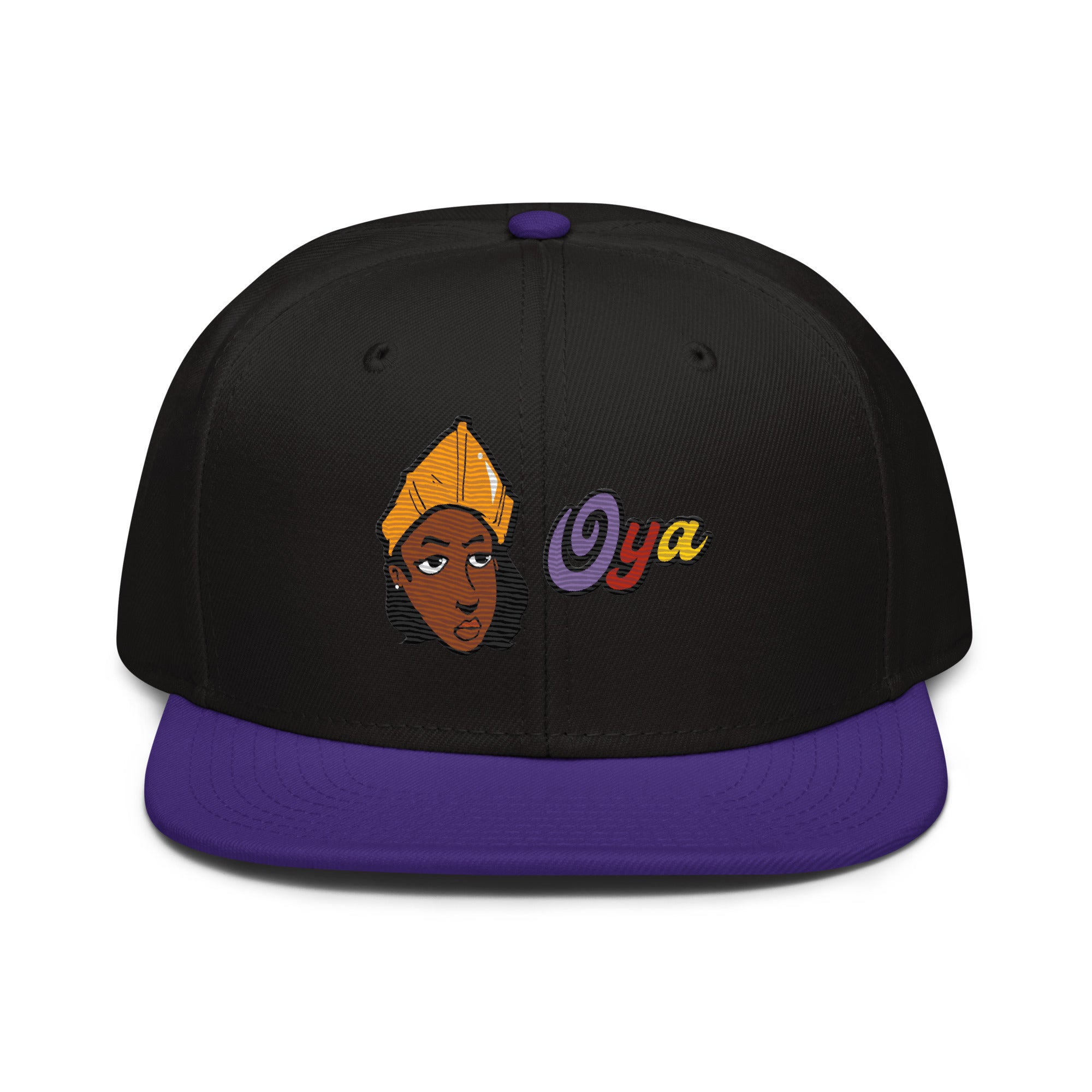 Orisha Ọya Embroidered Snapback Hat